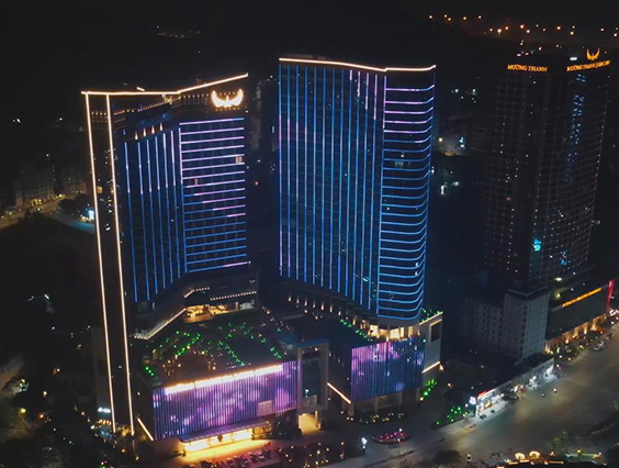 北緯20度的海濱燈光，越南Muong Thanh Ha Long Centre